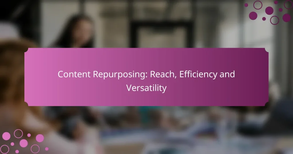 Reutilización de Contenidos: Alcance, Eficiencia y Versatilidad