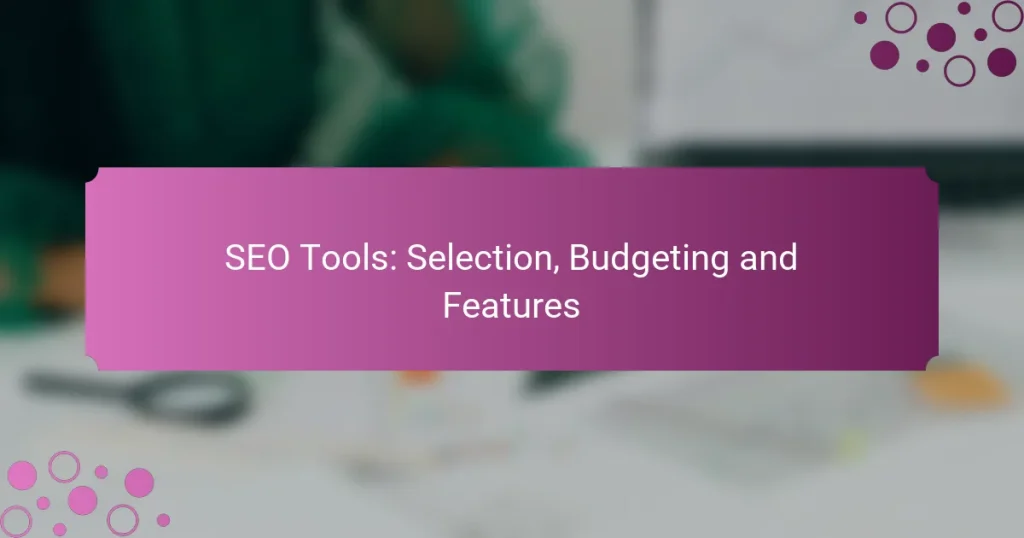Herramientas SEO: Selección, Presupuesto y Características
